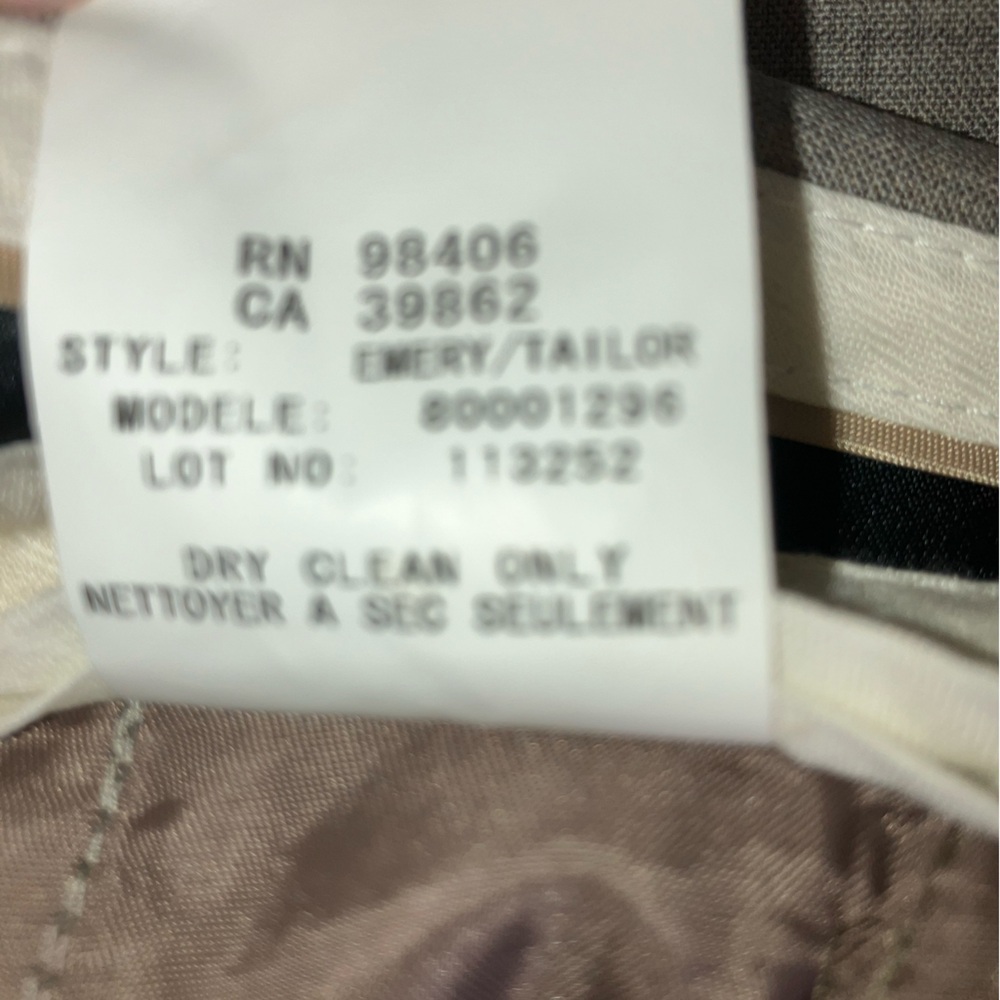 Theory Emery Tailor wool Lycra pants slacks trousers sz 2 professional career - Picture 6 of 9